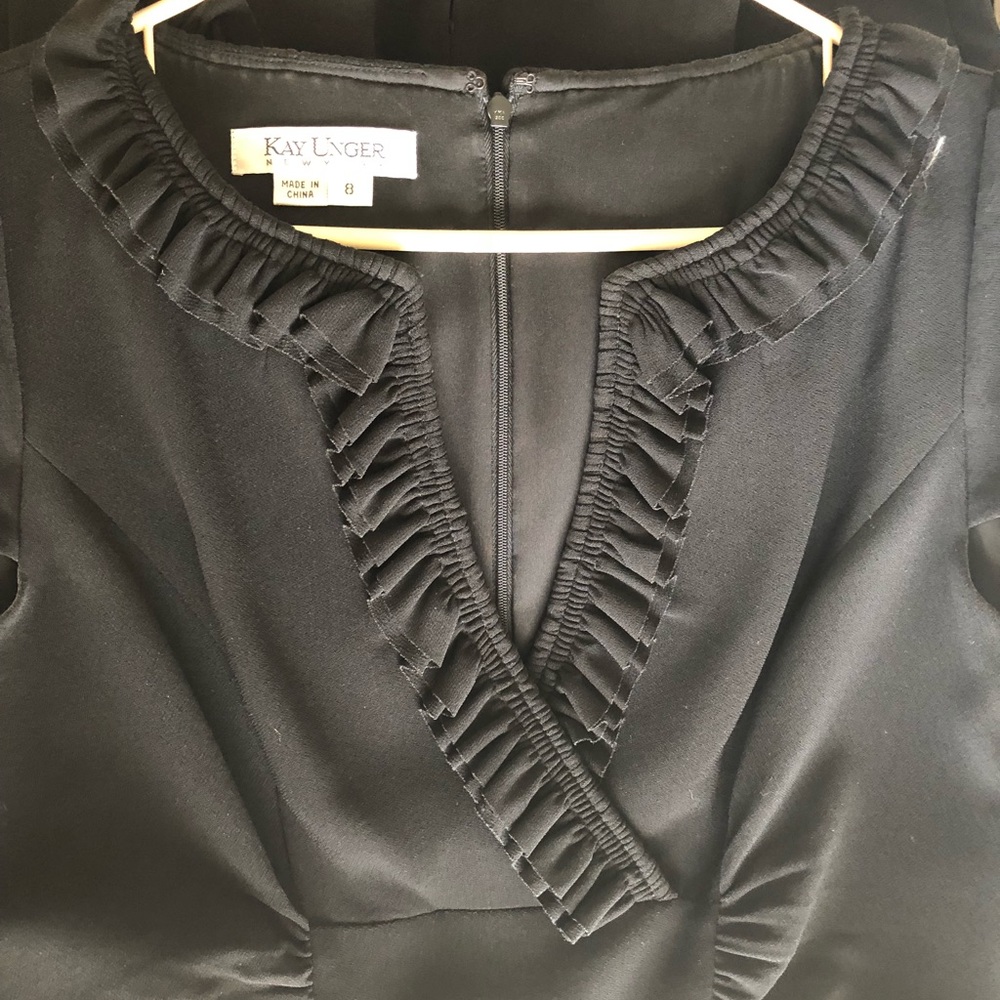 Kay Unger Size 8 Little Black Dress